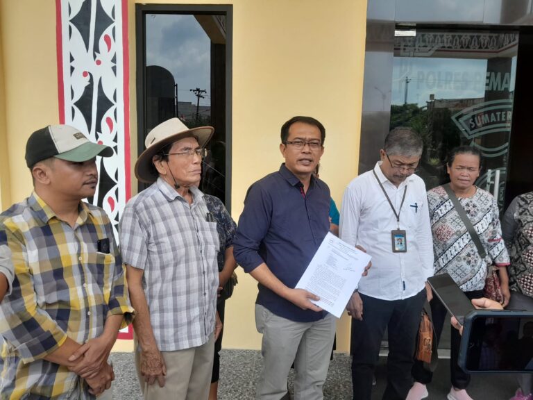 Rumah Gerakan Penrad Siagian Sampaikan Tembusan Surat Minta Pencopotan Kapolres Pematangsiantar