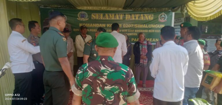 Kodim 0207/Simalungun Kunker Ke Koramil 15/Dolok Pardamean