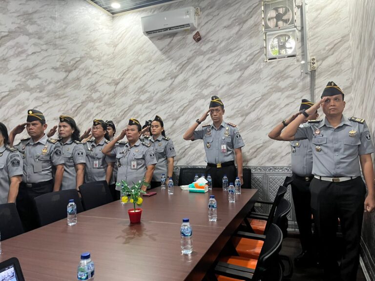 Menkumham Baru Apel Pagi Bwraama Jajaran Lapas Pematangsiantar 
