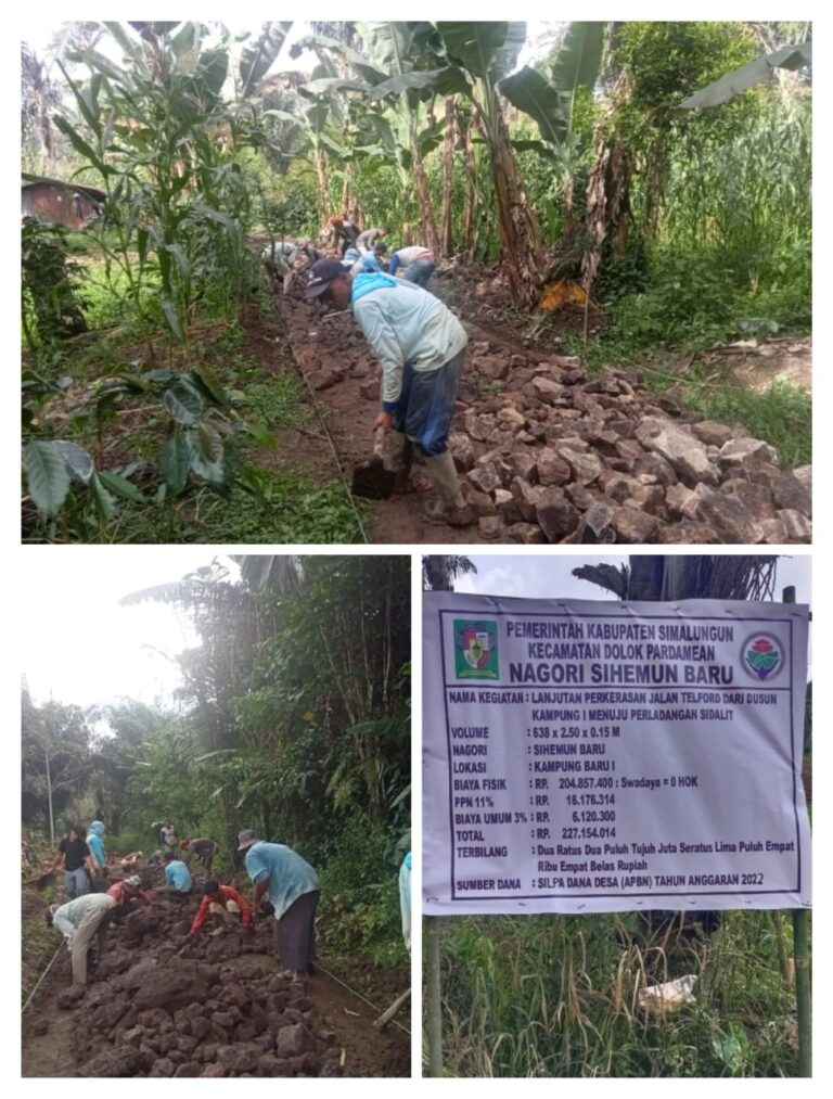 Proyek Telford Sihemun Baru Dikerjakan Sesuai Musyawarah
