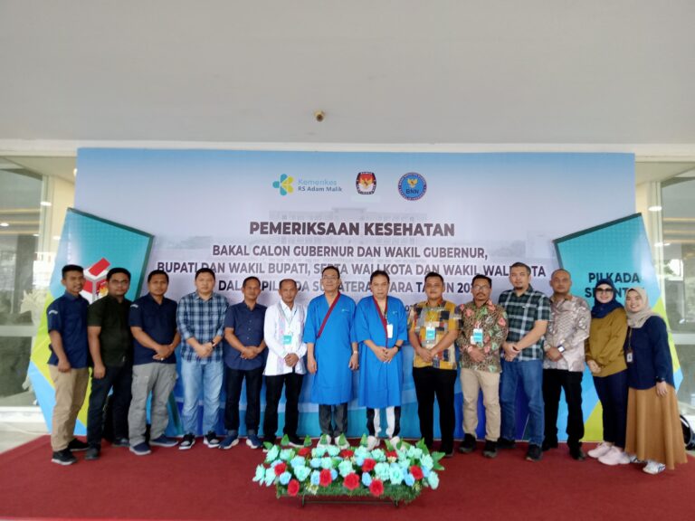 Bawaslu Awasi Pemeriksaan Kesehatan Bacalon Bupati dan wakil Bupati Tapsel