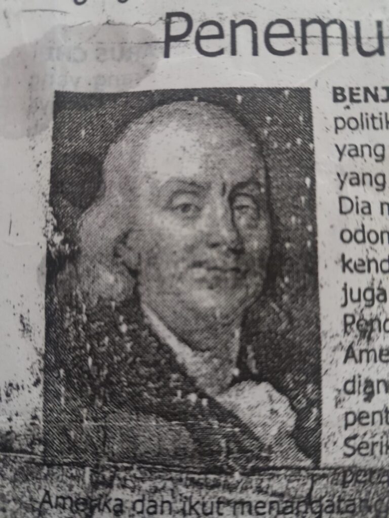 Sang Ilmuwan Penemu Anti Petir Benjamin Franklin