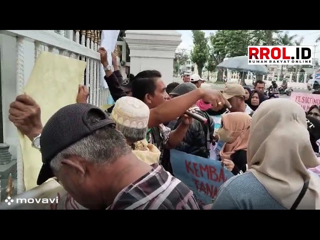 Aksi Petani Tanah Gambus Menuntut Haknya