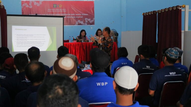 Lapas Pematangsiantar Latih 37 Warga Binaan Menjadi Kader Kesehatan