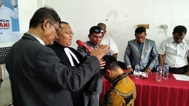 KB Toga Sinaga Deklarasi Dukung Paslon Bupati dan Wakil Bupati Simalungun Anton-Benny