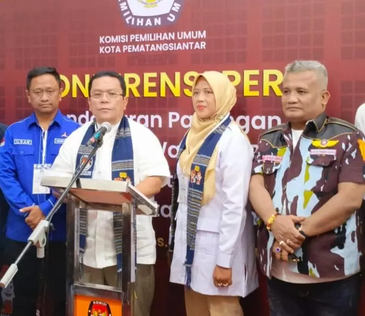 Wesly-Herlina Unggul pada Pilkada Pematangsiantar 2024