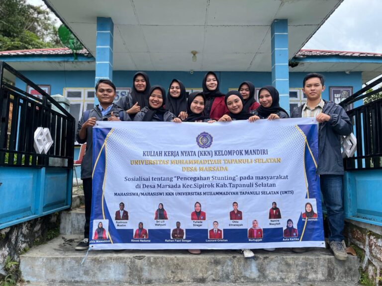 UMTS Padang Sidempuan Sosialisasi Pencegahan Stunting Di Desa Marsada