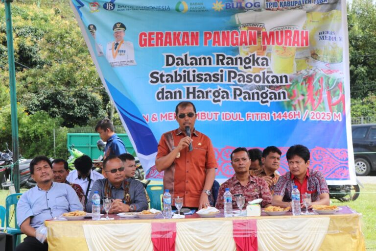 Pemkab Toba Gelar Gerakan pangan Murah Di  Pasar Maduma