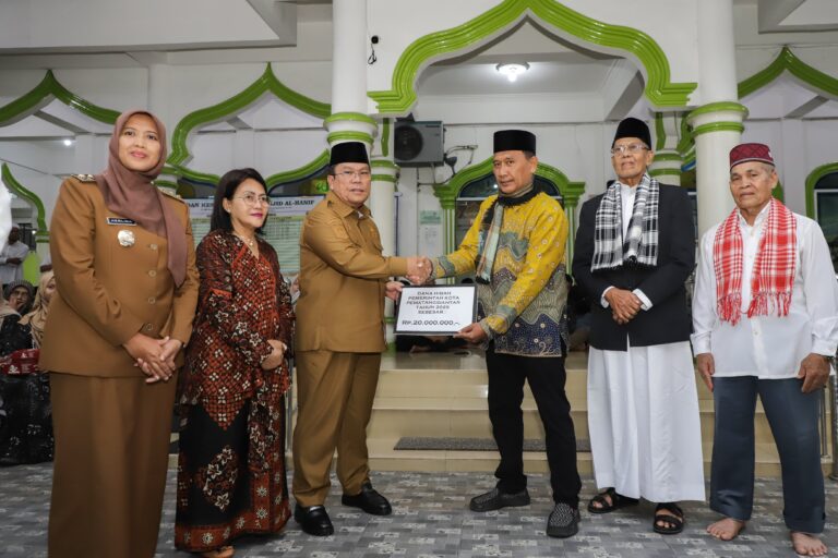  BKM Masjid Al-Hanif Terima dana Hibah Sebesar 20 Juta