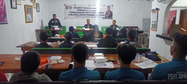 PSHT Simalungun Gelar Parapatan Cabang Periode 2025-2030