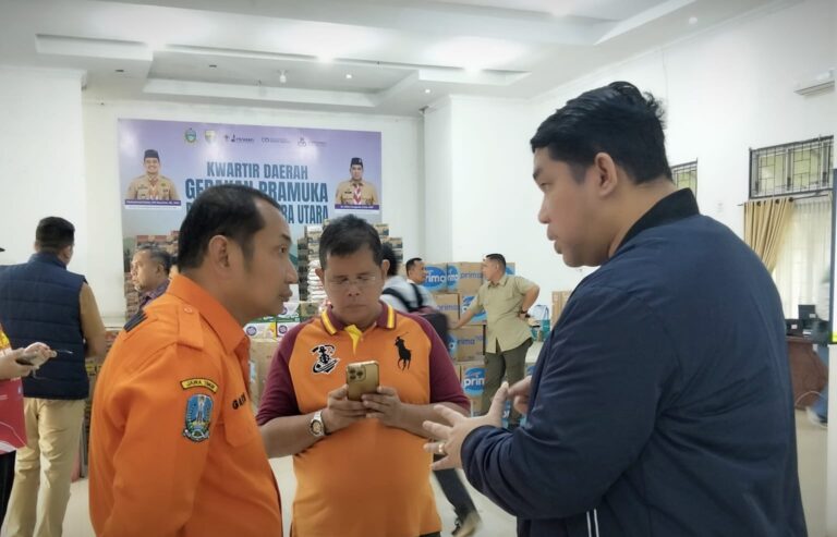 Pramuka Sumut Turunkan 5.000 -an Relawan, Bangun Posko Tangani Banjir dan Longsor