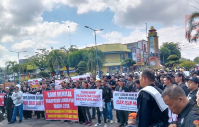 Madiun Dihitamkan PSHT Kubu Muhammad Taufik Tolak Parluh 2026 Gagasan Murjoko