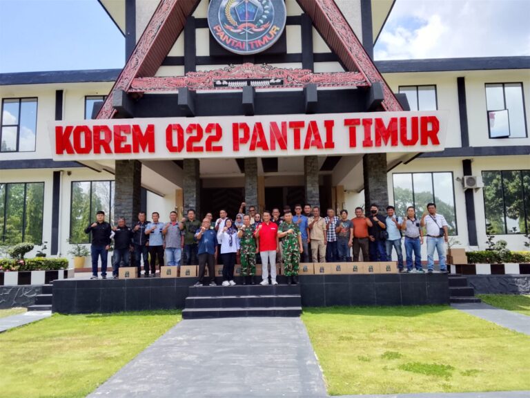 Pererat Sinergi dengan Media, Korem 022/PT Gelar Silaturahmi Bersama Insan Pers