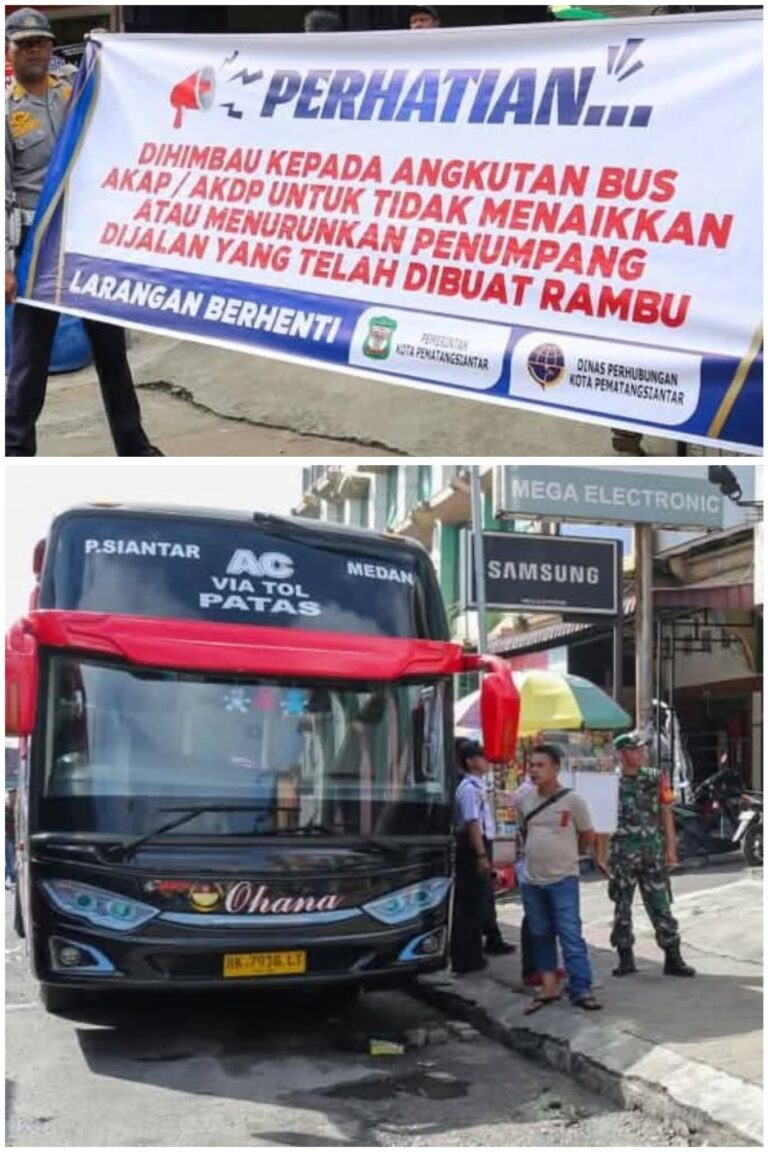 Peraturan Dishub Terkait Bus Masuk Kota Habis Paket, Walikota Siantar Tak Punya Power